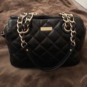 Unused Kate Spade Black Quilted Purse